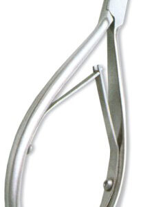 Cuticle Nipper, Double Spring w/lock. Mirror Finish.