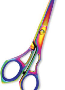 Professional Hair Cutting Scissor with razor edge. Multicolor Coating