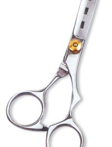 Professional Thinning Scissor. One Blade Teeth and One Blade Razor. Mirror Finish.