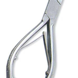 Nail Cutter, Double Spring w/lock. Mirror Finish.